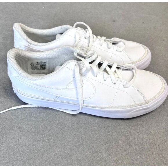 Nike Court Legacy Youth Shoes Size 7 All White School, Play, Streetwear - Picture 1 of 12